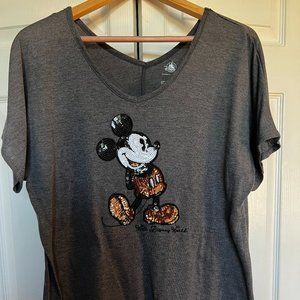 Disney Parks, Women's M, Mickey Sequin T-Shirt